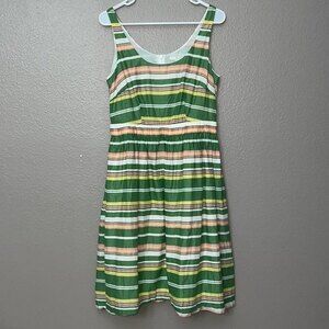 Boden Hattie stripe multicolor dress Pinup Spring summer size 6L